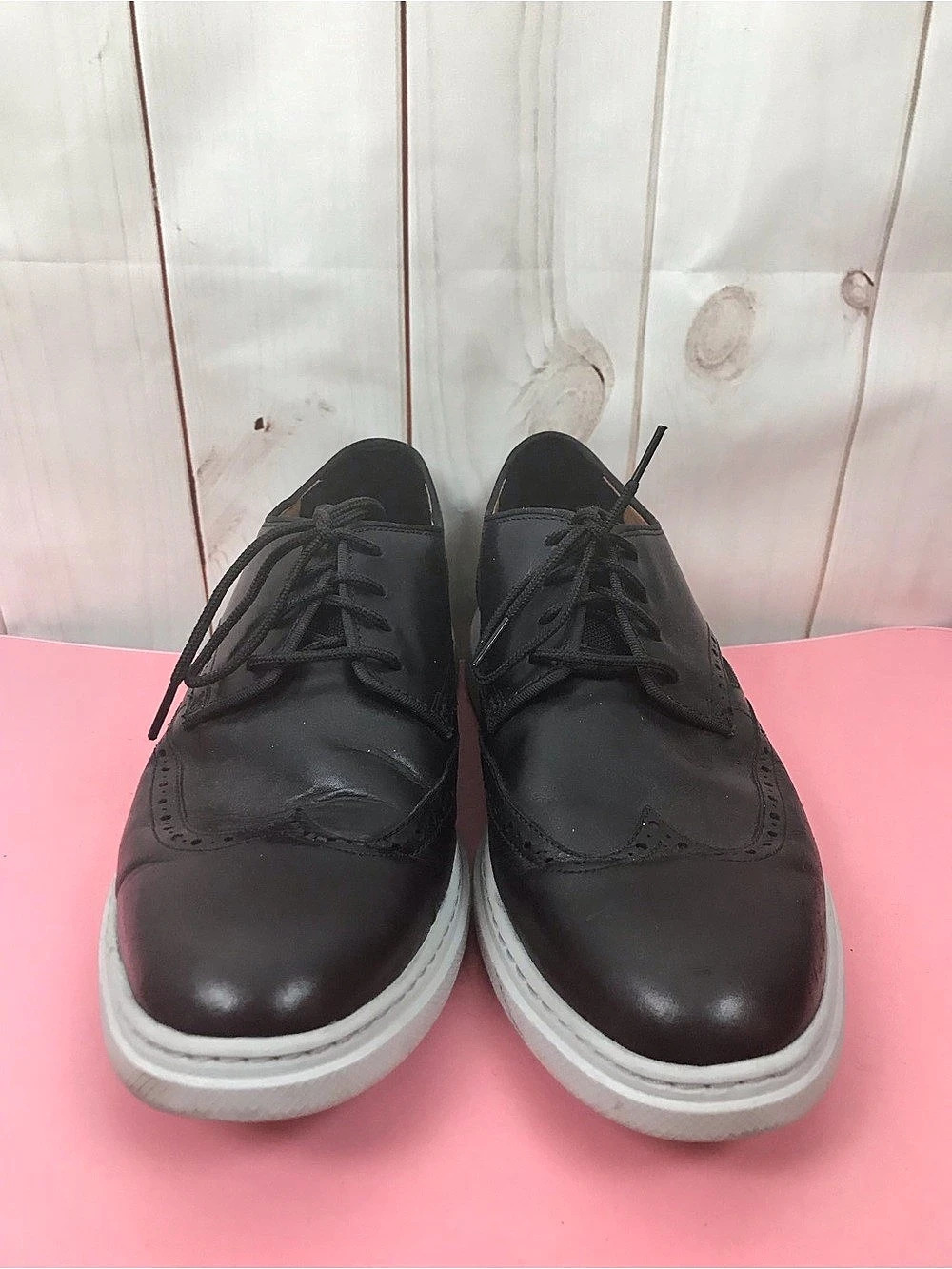 Clarks Collection Men's Black & White Shoes US 10 - Picture 8 of 10